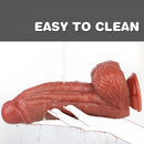 8.46in 9.45in Dual Density Silicone Soft Big Dildo For Female Masturbate