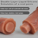 8.46in 9.45in Dual Density Silicone Soft Big Dildo For Female Masturbate