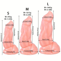 8.46in 9.64in 10.62in Monster Anal Thickened Dildo Sex Toy For Women Men