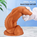 8.46in 9.64in 10.62in Thick Big Silicone Anal Plug Dildo Smooth Entry
