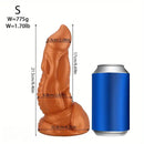 8.46in 9.64in 10.62in Thick Big Silicone Anal Plug Dildo Smooth Entry