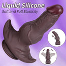 8.46in 9.64in 10.82in Liquid Silicone Big Dildo With Anchor Base Cock Toy
