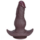 8.46in 9.64in 10.82in Liquid Silicone Big Dildo With Anchor Base Cock Toy