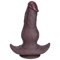 8.46in 9.64in 10.82in Liquid Silicone Big Dildo With Anchor Base Cock Toy