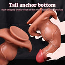 8.46in 9.64in 10.82in Liquid Silicone Big Dildo With Anchor Base Cock Toy
