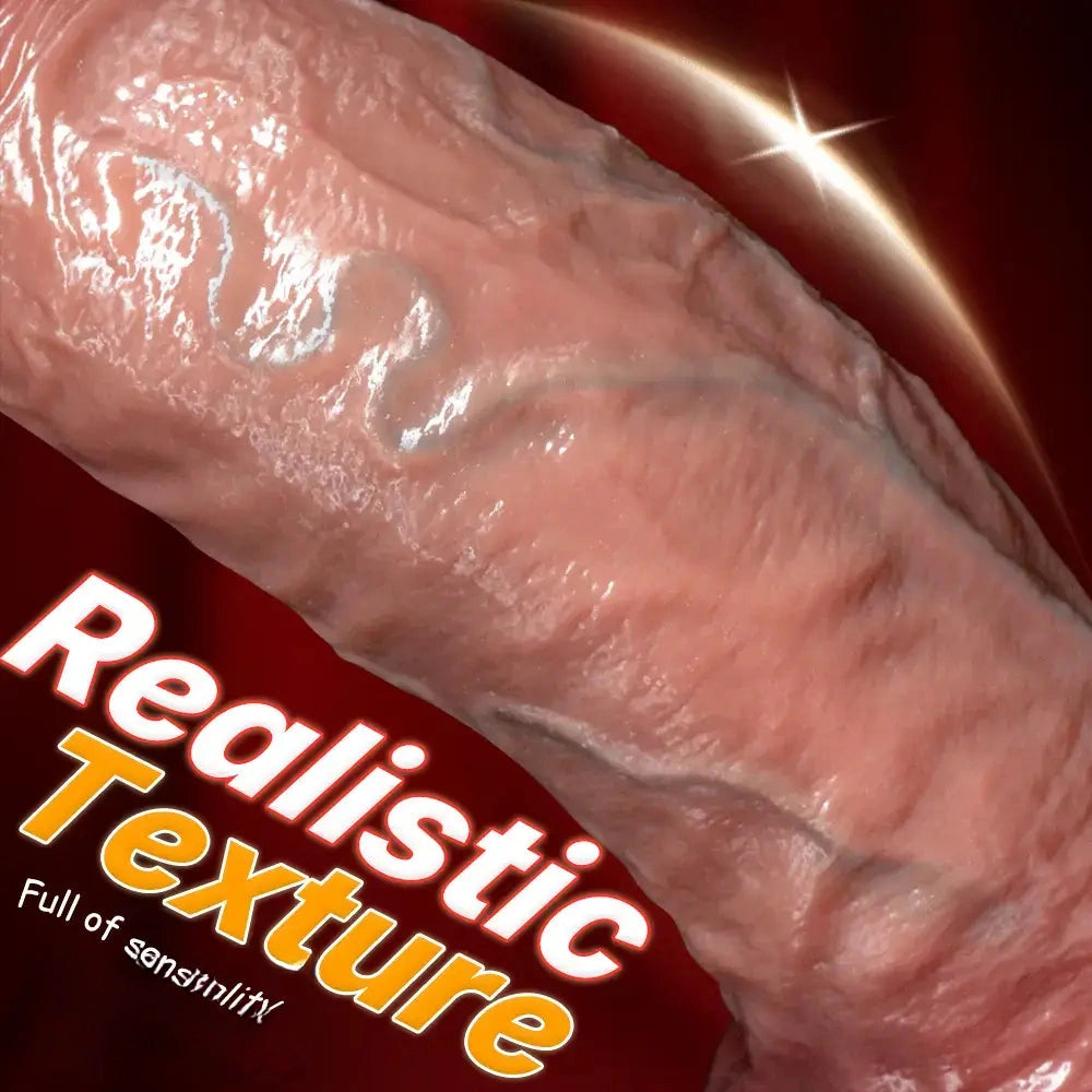 8.46in 9.84in 10.82in Strap on Curved Silicone Soft Big Dildo For Masturbation