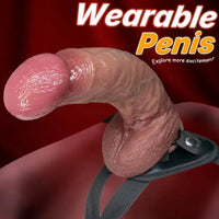 8.46in 9.84in 10.82in Strap on Curved Silicone Soft Big Dildo For Masturbation