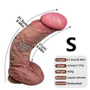 8.46in 9.84in 10.82in Strap on Curved Silicone Soft Big Dildo For Masturbation