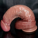 8.46in 9.84in 10.82in Strap on Curved Silicone Soft Big Dildo For Masturbation