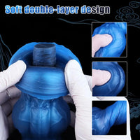 8.46in Animal Knot Double Density Silicone Soft Big Dildo For Women