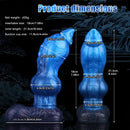 8.46in Animal Knot Double Density Silicone Soft Big Dildo For Women