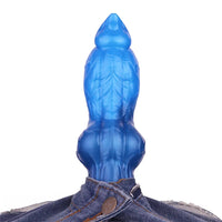8.46in Animal Knot Double Density Silicone Soft Big Dildo For Women