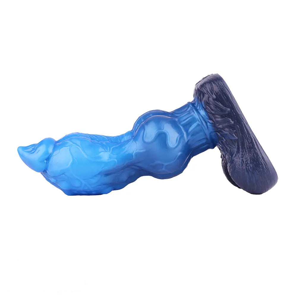 8.46in Animal Knot Double Density Silicone Soft Big Dildo For Women