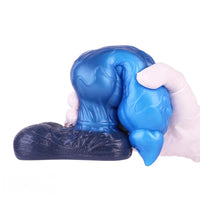 8.46in Animal Knot Double Density Silicone Soft Big Dildo For Women