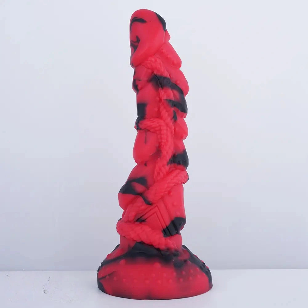 8.46in Big Fantasy Silicone Soft Dildo Sex Toy For Women Men Couples