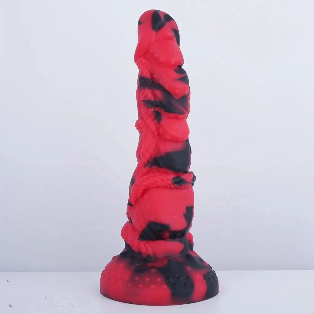 8.46in Big Fantasy Silicone Soft Dildo Sex Toy For Women Men Couples