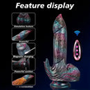 8.46in Bird Animal Thrusting Vibrating Dildo Heating Fantasy Vibrator