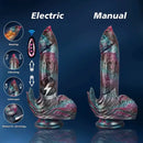 8.46in Bird Animal Thrusting Vibrating Dildo Heating Fantasy Vibrator