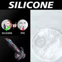 8.46in Bird Animal Thrusting Vibrating Dildo Heating Fantasy Vibrator