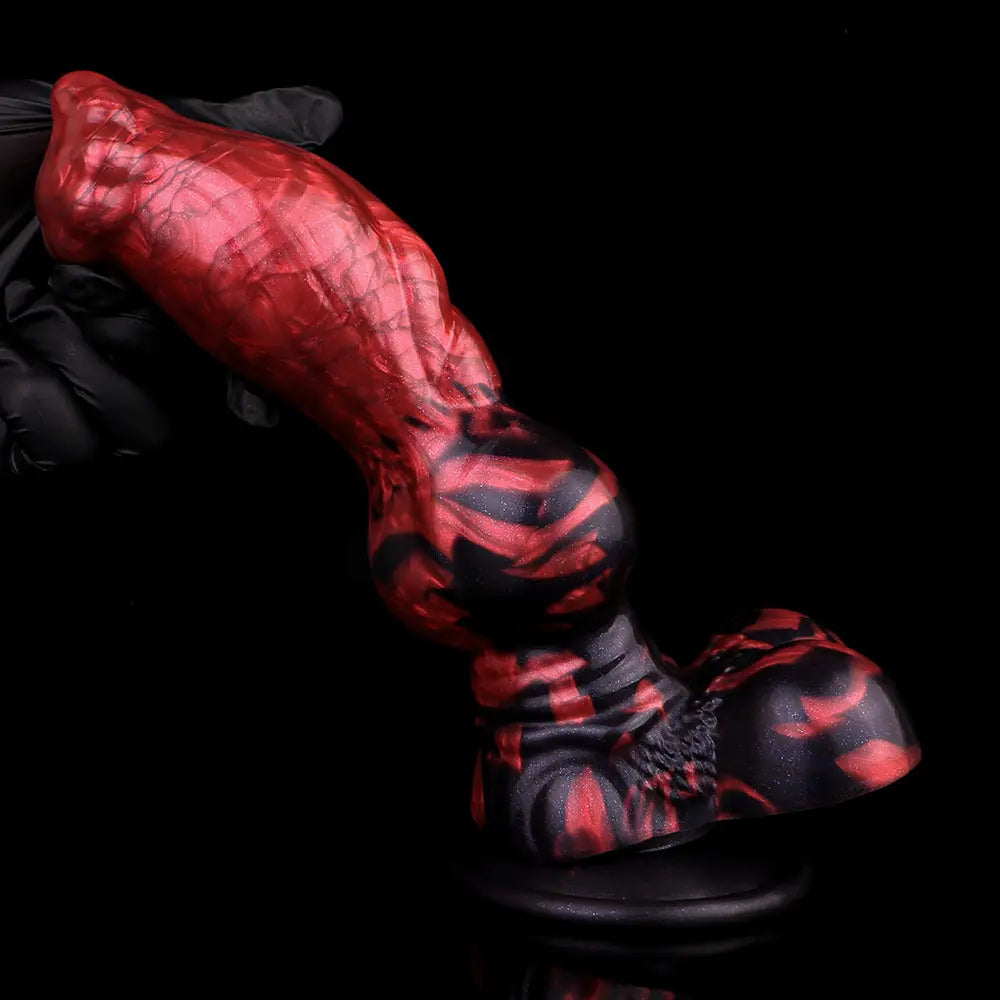 8.46in Dog Knot Super Realistic Texture Soft Deep Penetration Sex Toy