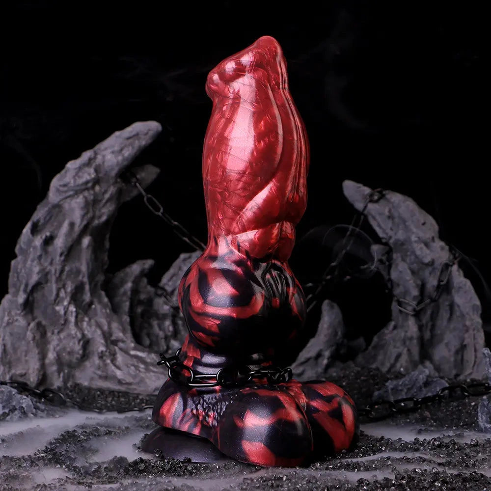 8.46in Dog Knot Super Realistic Texture Soft Deep Penetration Sex Toy