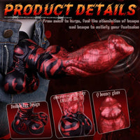 8.46in Dog Knot Super Realistic Texture Soft Deep Penetration Sex Toy