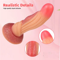 8.46in Dragon Animal Fantasy Dildo Makeup Big Lifelike Sex Toy