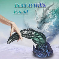 8.46in Dragon Monster Creature Silicone Soft Easy Entry Large Dildo