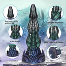 8.46in Dragon Monster Creature Silicone Soft Easy Entry Large Dildo