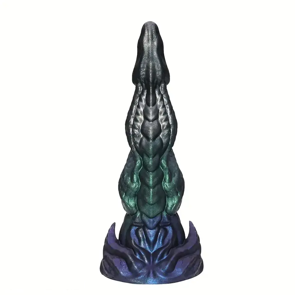 8.46in Dragon Monster Creature Silicone Soft Easy Entry Large Dildo