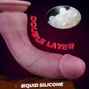 8.46in Dual Density Silicone Soft Big Dildo Vaginal G-Spot Gay Sex Product
