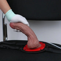 8.46in Dual Layer Silicone Strap on Ejaculating Uncut Soft Real Dildo