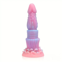 8.46in Fantasy Luminous Monster Silicone Soft Dildo Anal Opener