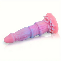 8.46in Fantasy Luminous Monster Silicone Soft Dildo Anal Opener