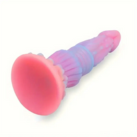 8.46in Fantasy Luminous Monster Silicone Soft Dildo Anal Opener