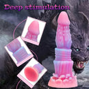 8.46in Fantasy Luminous Monster Silicone Soft Dildo Anal Opener