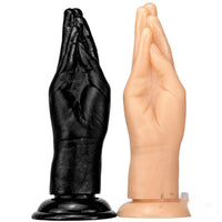 8.46in Finger Fist Dildo With Powerful Sucker For Anus Sex