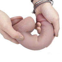 8.46in Good Silicone Flexible Dildo With Moving Foreskin