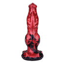 8.46in Knotted Silicone Big Animal Monster Odd Dildo Orgasm Device