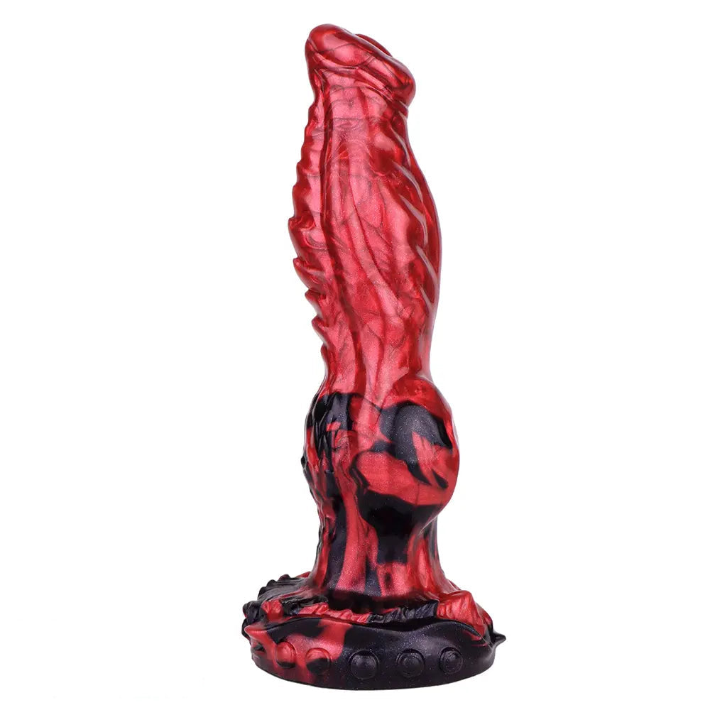 8.46in Knotted Silicone Big Animal Monster Odd Dildo Orgasm Device