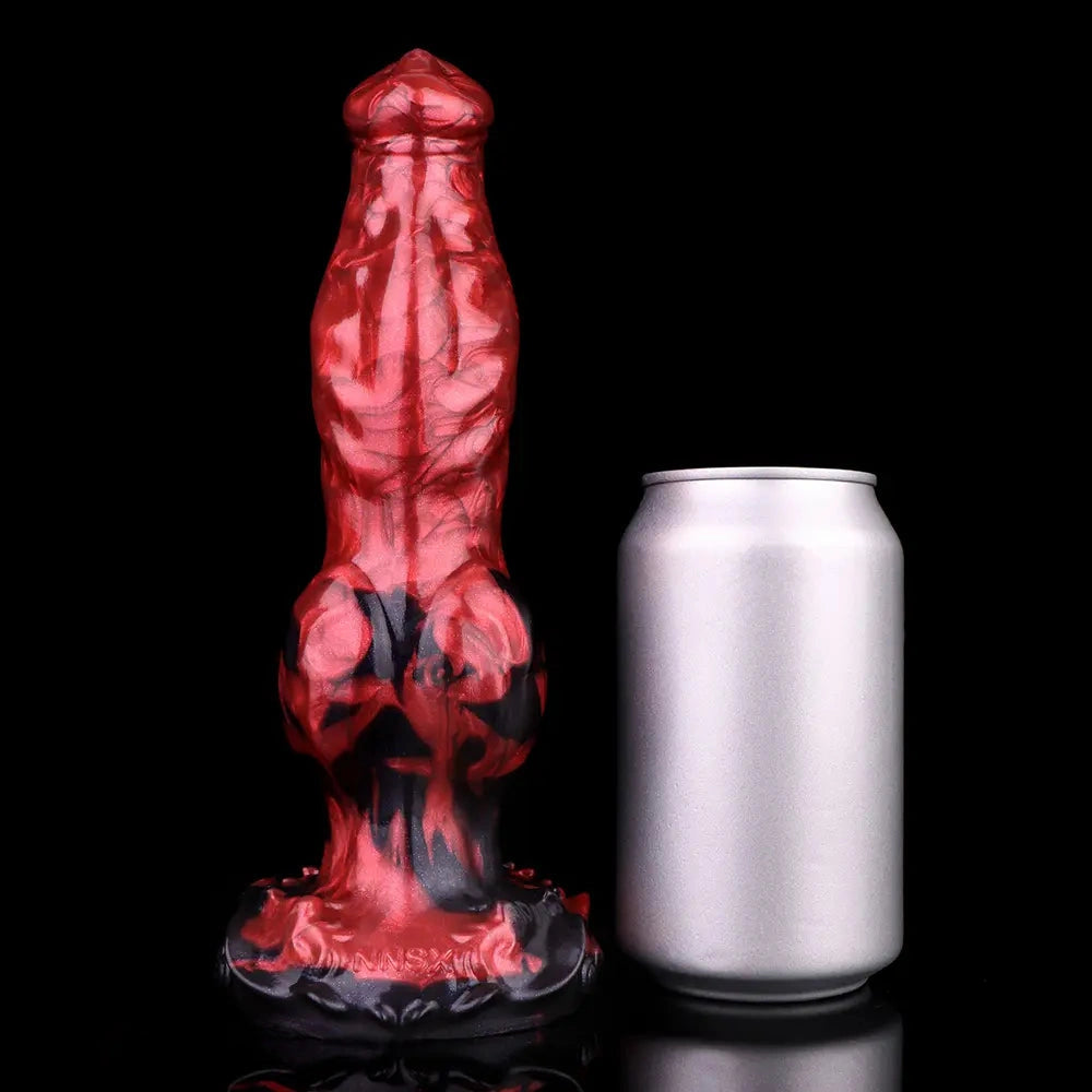8.46in Knotted Silicone Big Animal Monster Odd Dildo Orgasm Device