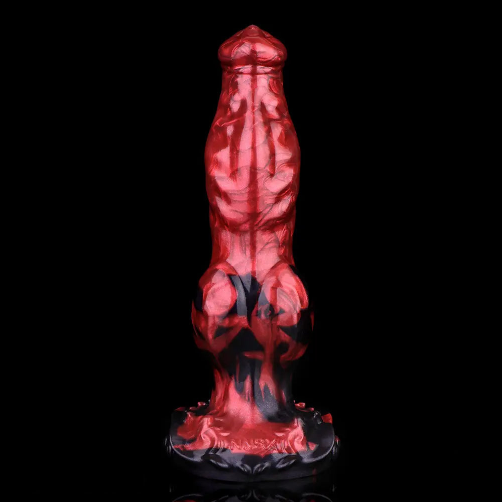 8.46in Knotted Silicone Big Animal Monster Odd Dildo Orgasm Device
