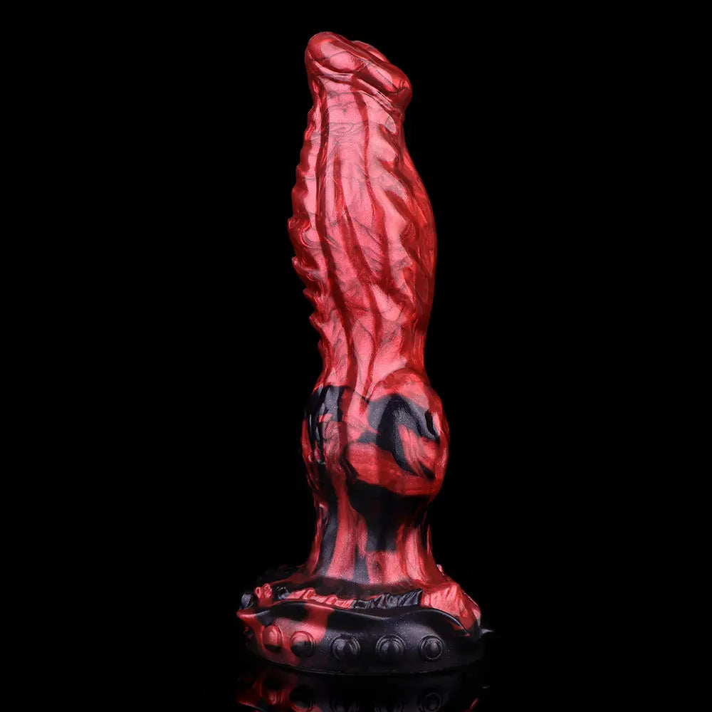 8.46in Knotted Silicone Big Animal Monster Odd Dildo Orgasm Device