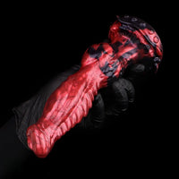 8.46in Knotted Silicone Big Animal Monster Odd Dildo Orgasm Device