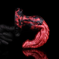 8.46in Knotted Silicone Big Animal Monster Odd Dildo Orgasm Device
