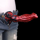 8.46in Knotted Silicone Big Animal Monster Odd Dildo Orgasm Device