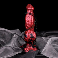 8.46in Knotted Silicone Big Animal Monster Odd Dildo Orgasm Device