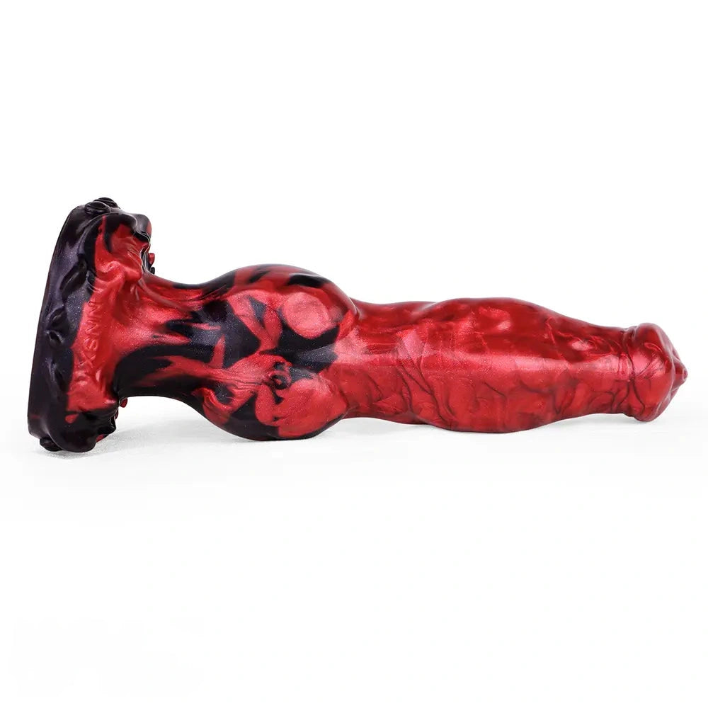 8.46in Knotted Silicone Big Animal Monster Odd Dildo Orgasm Device