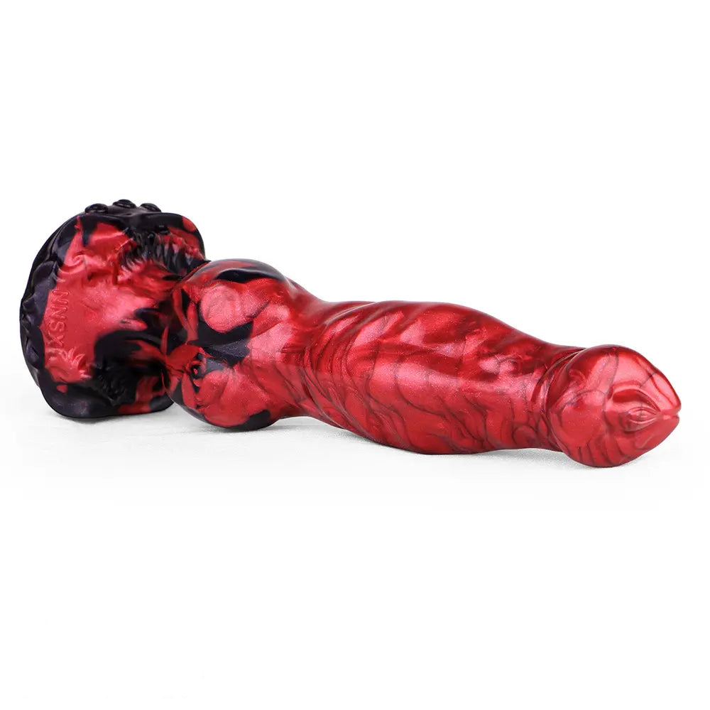 8.46in Knotted Silicone Big Animal Monster Odd Dildo Orgasm Device