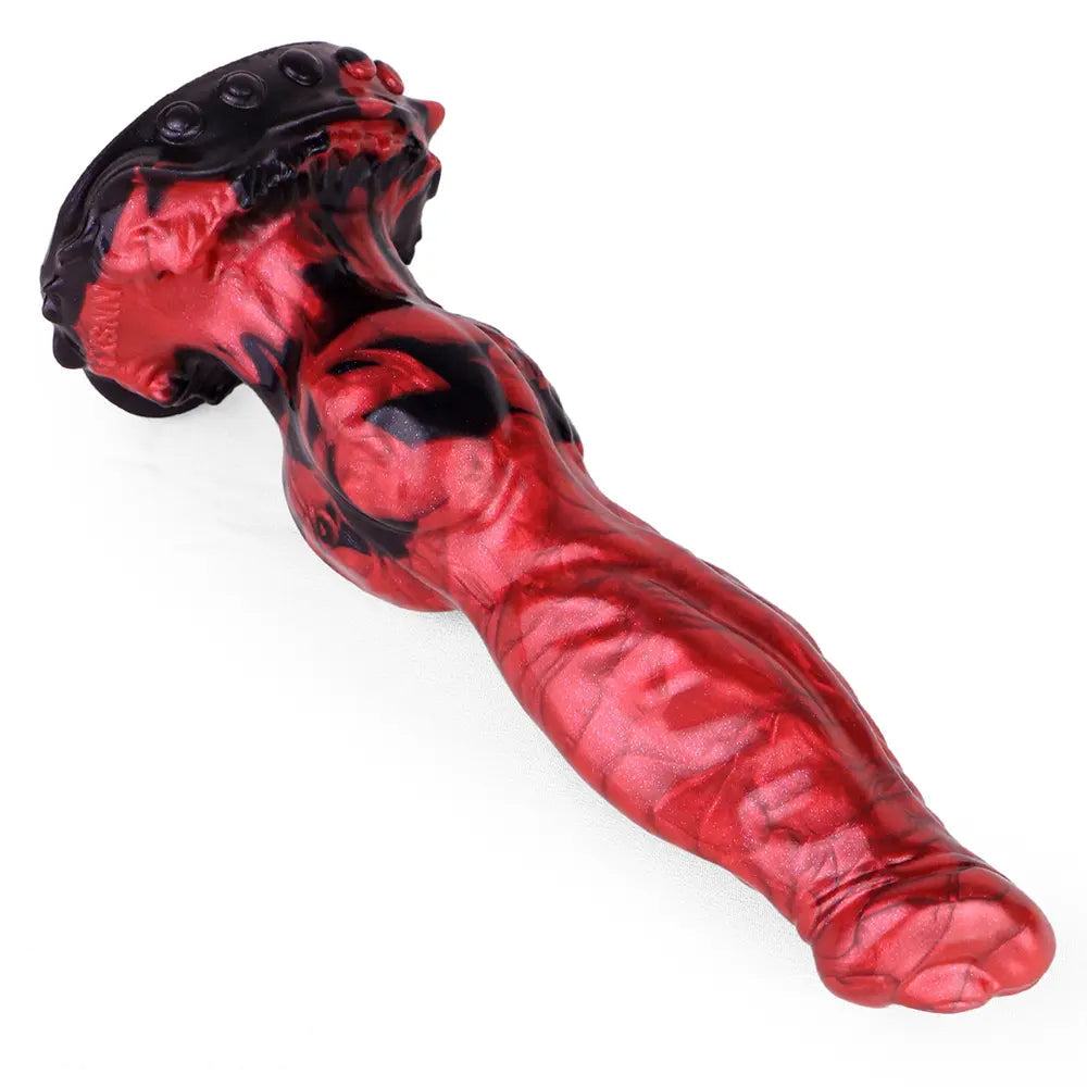8.46in Knotted Silicone Big Animal Monster Odd Dildo Orgasm Device